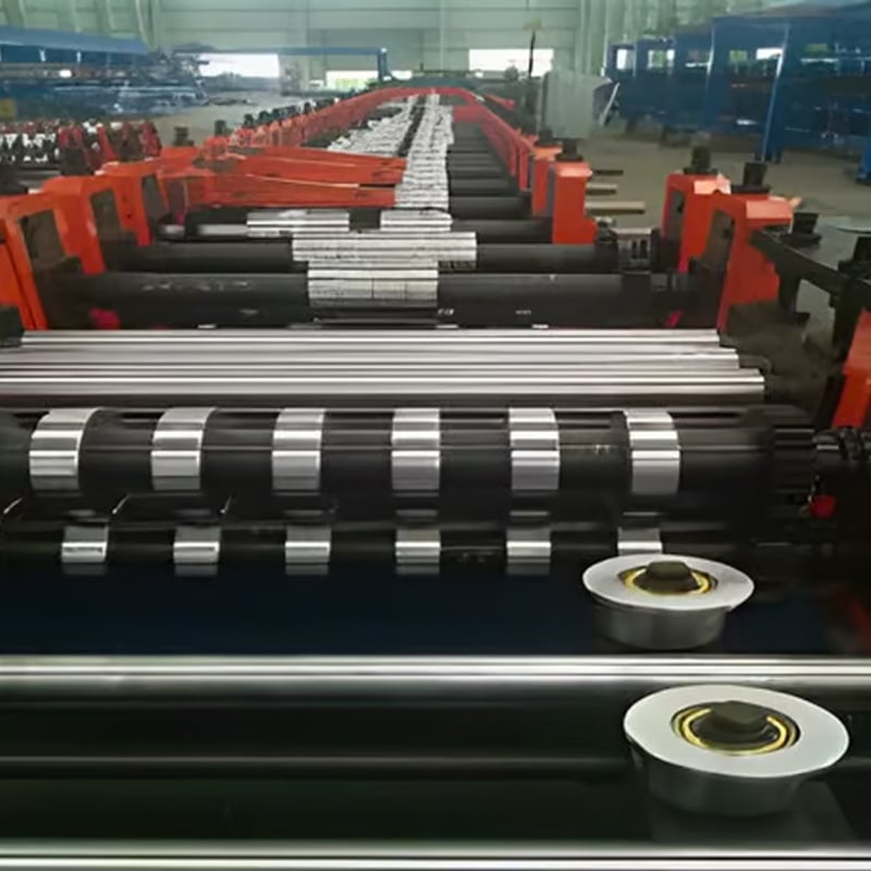 Double layer packing box roll forming machine