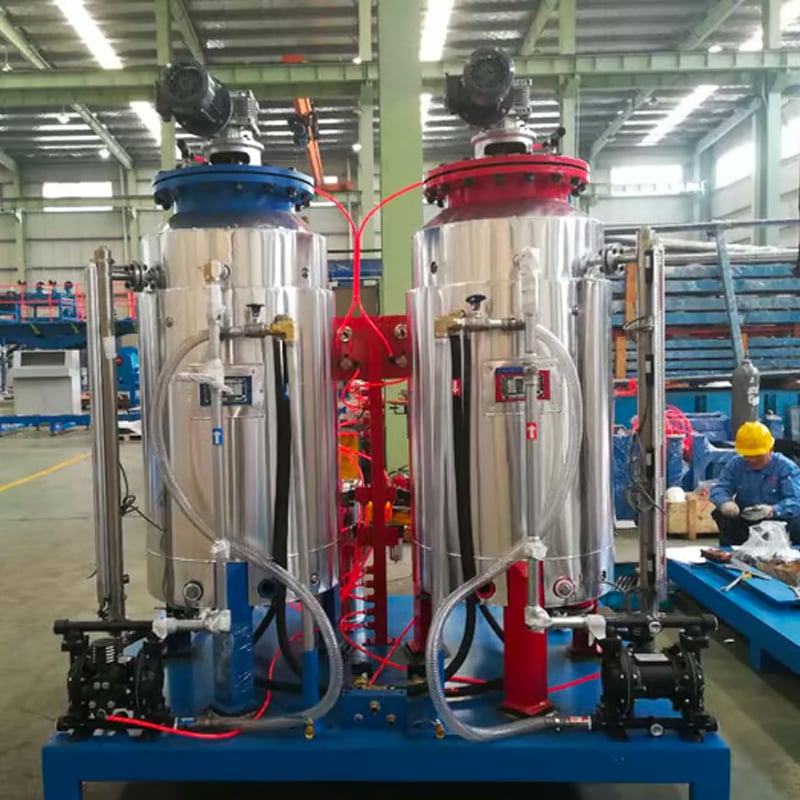 Two-component polyurethane high/low pressure foaming machine