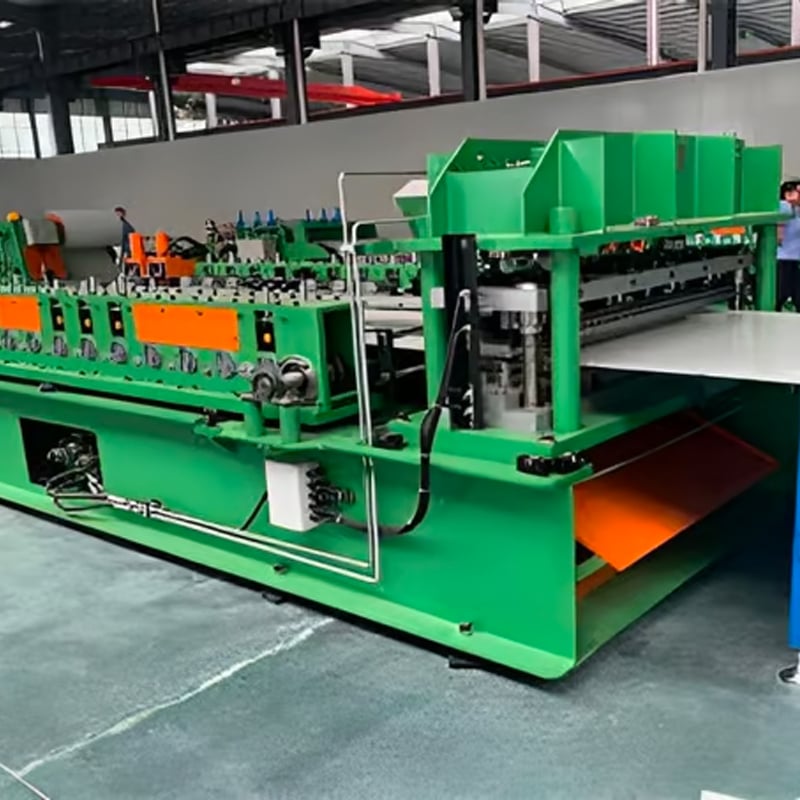 Box plate roll forming machine